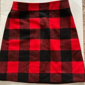 J. Crew Lumberjack Plaid Skirt